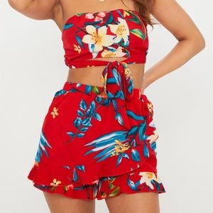 Floral short set from Pretty Little Thing